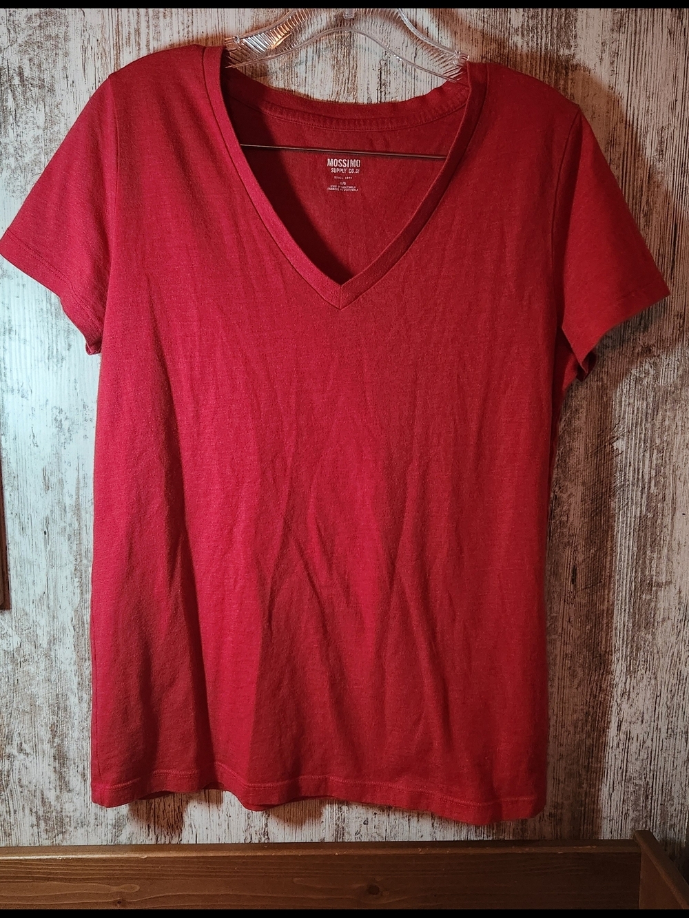 Mossimo Supply Co. Women's V-Neck Tee - Red